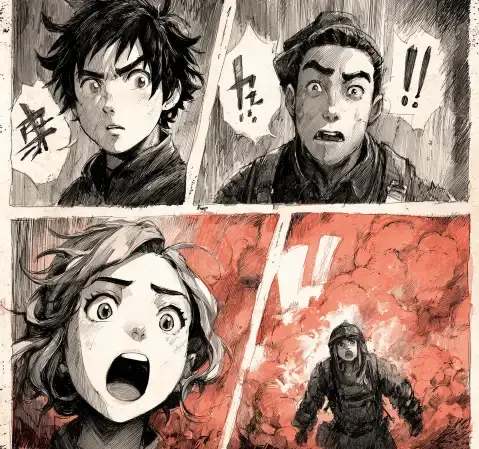 《赤刃行记》漫画封面，热血方向作品