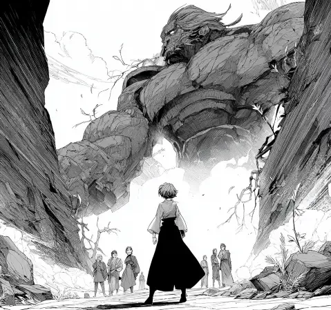 《潮汐图书馆》漫画封面，奇幻方向作品